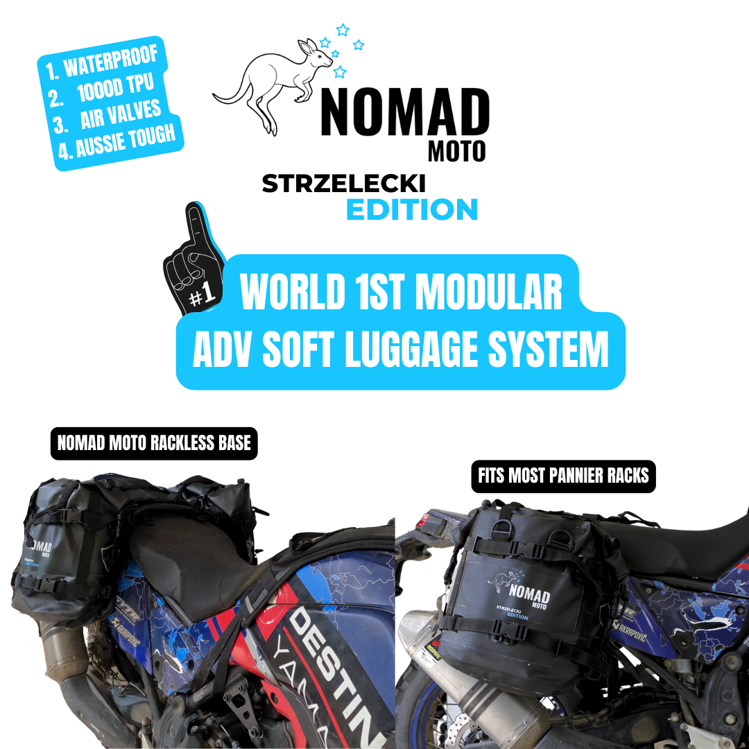 NOMAD MOTO Rackless 65L - Adjustable Base - NOMAD MOTO