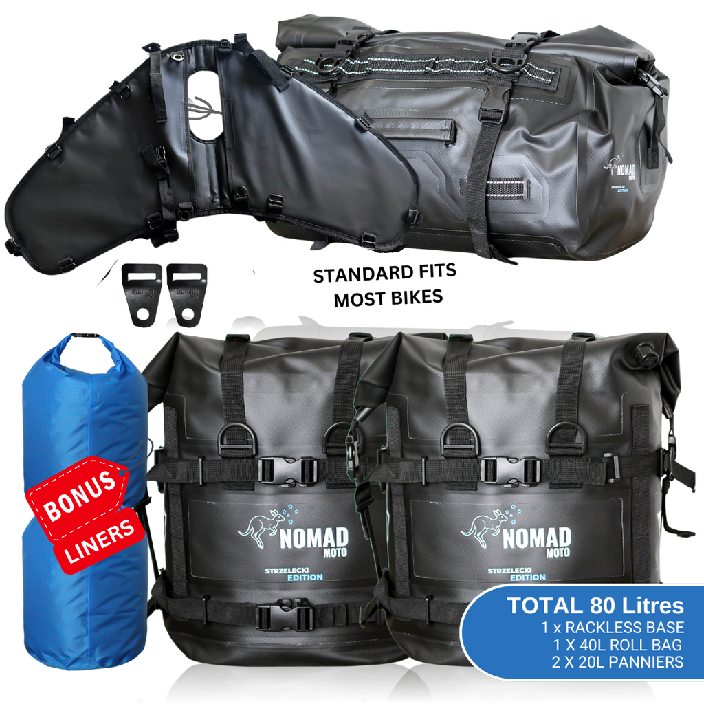 NOMAD MOTO Rackless 80L – Waterproof Soft Luggage - NOMAD MOTO